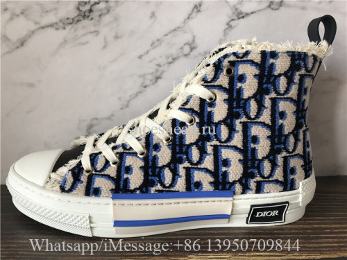 Dior Pre-Owned B23 High Beige Black Blue