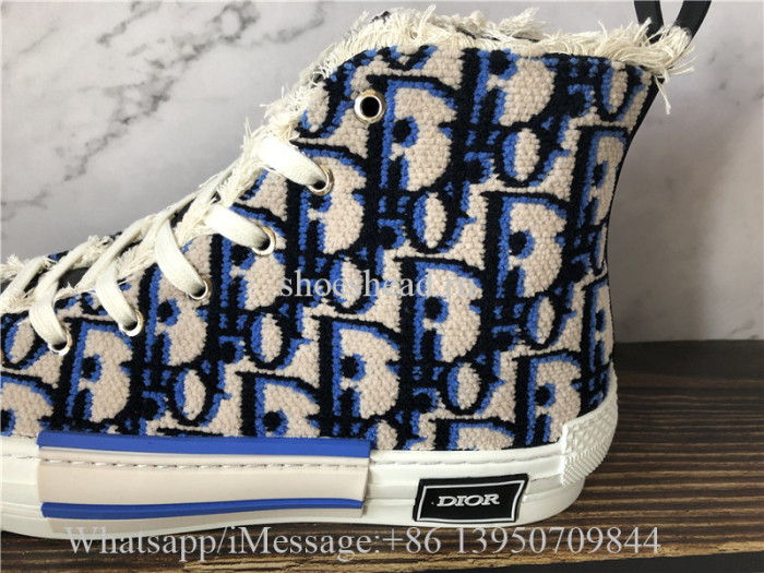 Dior Pre-Owned B23 High Beige Black Blue
