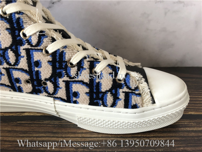 Dior Pre-Owned B23 High Beige Black Blue