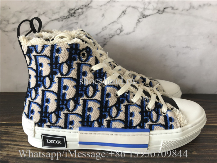 Dior Pre-Owned B23 High Beige Black Blue