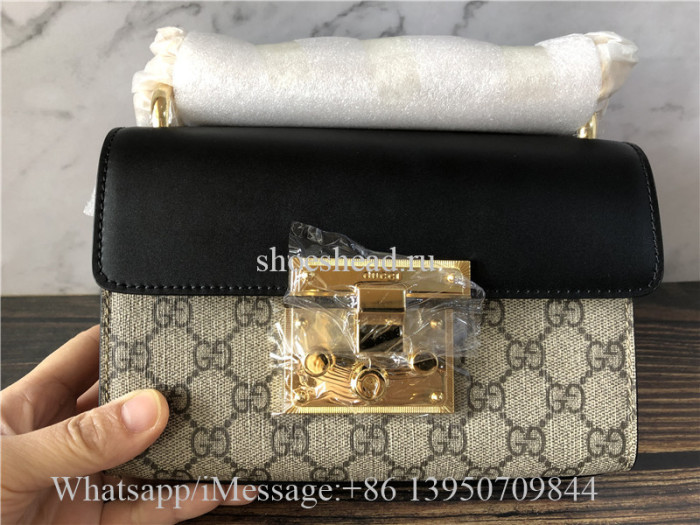 Original Gucci Padlock GG Supreme Shoulder Bag