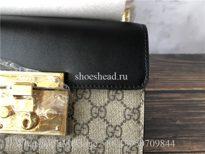 Original Gucci Padlock GG Supreme Shoulder Bag
