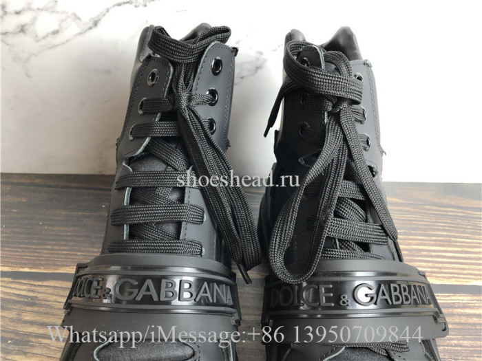 Dolce & Gabbana High Top Boot Sneaker Black