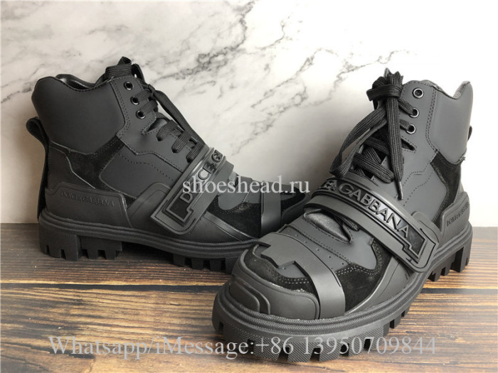 Dolce & Gabbana High Top Boot Sneaker Black