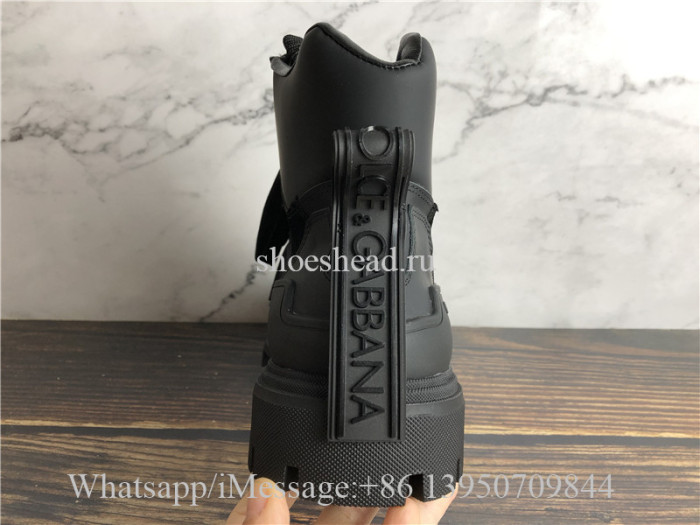 Dolce & Gabbana High Top Boot Sneaker Black