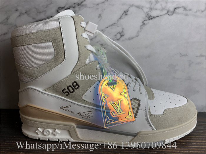 Louis Vuitton Trail High Top Sneaker White