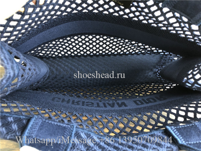 Original Dior Book Tote Black Mesh Embroidery Bag