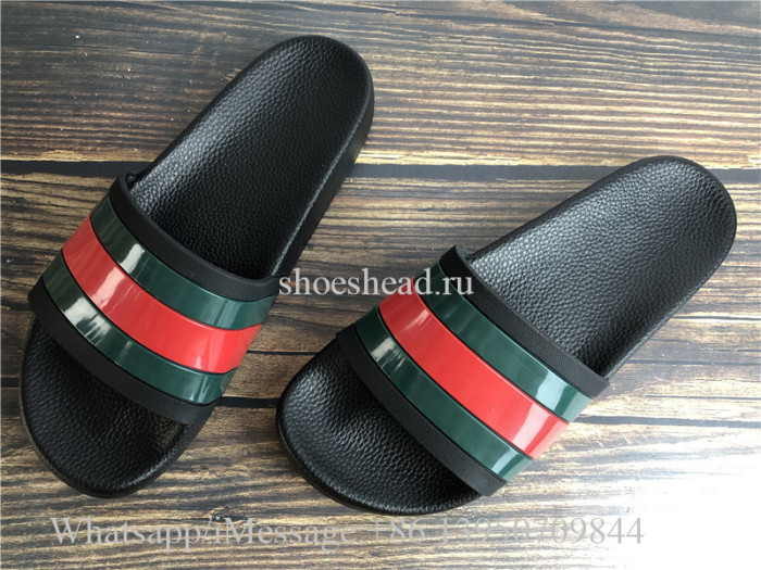 Gucci Flip Flops Black Slide