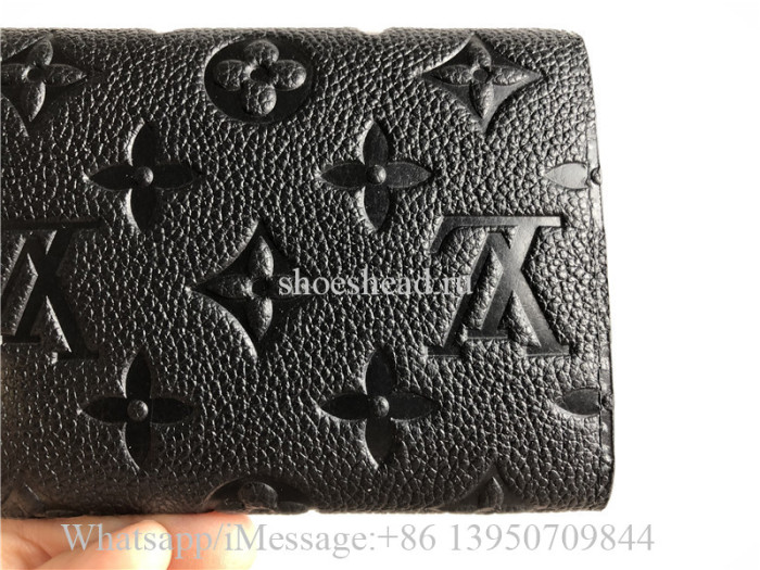 Original Louis Vuitton Monogram Empreinte Leather Victorine Wallet M64060
