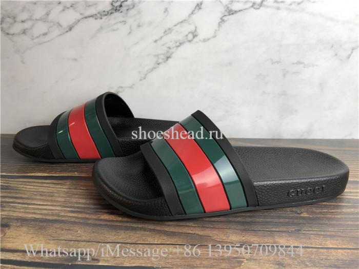 Gucci Flip Flops Black Slide