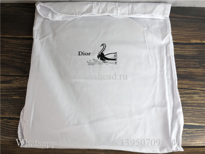Original Dior Book Tote Black Mesh Embroidery Bag