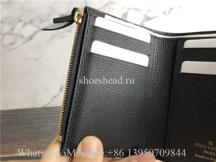 Original Louis Vuitton Monogram Empreinte Leather Victorine Wallet M64060