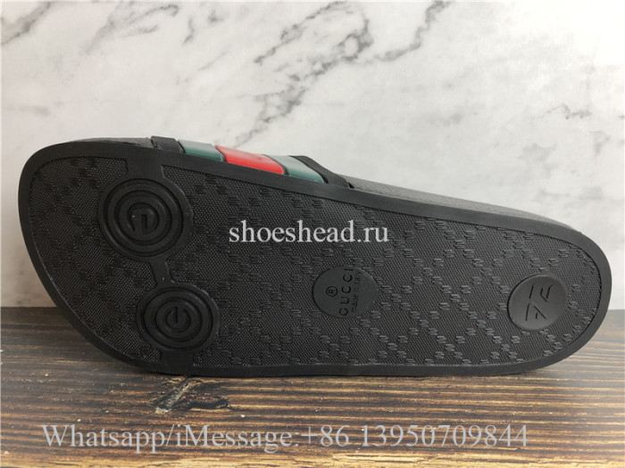 Gucci Flip Flops Black Slide