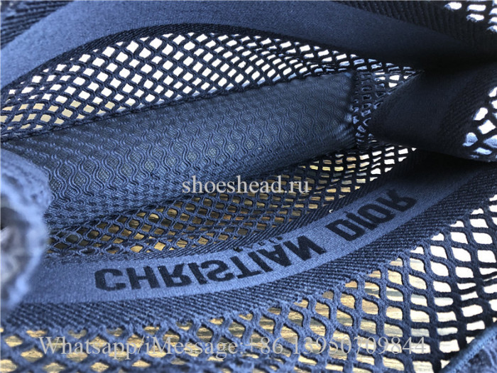 Original Dior Book Tote Black Mesh Embroidery Bag