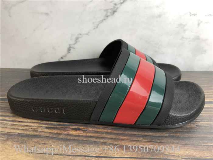 Gucci Flip Flops Black Slide