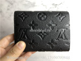 Original Louis Vuitton Monogram Empreinte Leather Victorine Wallet M64060