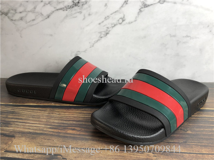 Gucci Flip Flops Black Slide