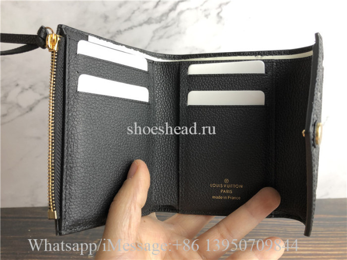 Original Louis Vuitton Monogram Empreinte Leather Victorine Wallet M64060