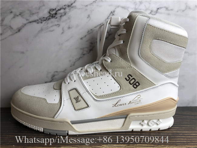 Louis Vuitton Trail High Top Sneaker White