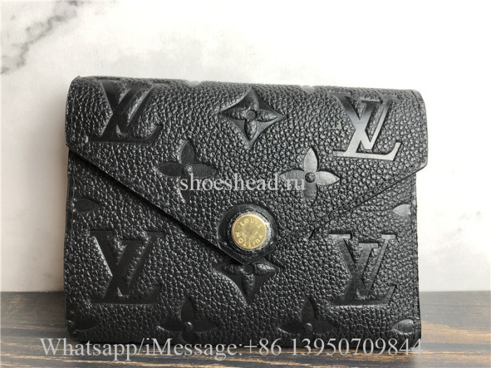 Original Louis Vuitton Monogram Empreinte Leather Victorine Wallet M64060
