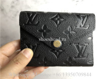 Original Louis Vuitton Monogram Empreinte Leather Victorine Wallet M64060