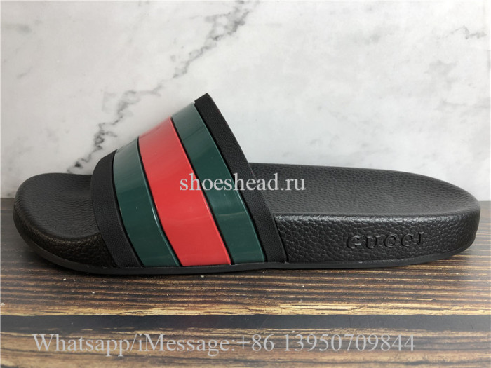 Gucci Flip Flops Black Slide