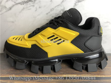 Prada Cloudbust Thunder Low Top Sneakers Black Yellow