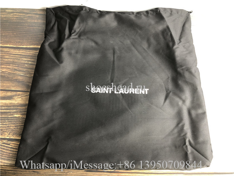 Original YSL Saint Laurent Loulou Quilted Shoulder Bag Silver Chain