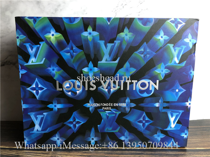 Louis Vuitton Trail High Top Sneaker Purple Blue