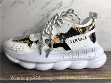Versace Chain Reaction Baroque-print Sneakers