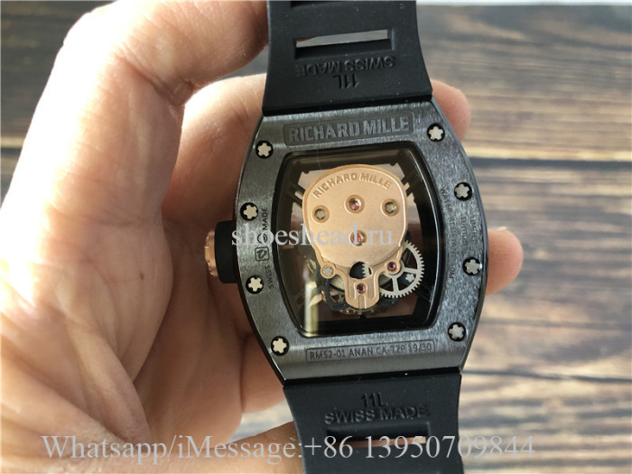 Richard Mille RM052-01 Skull Tourbillon Pink Rubies Watch