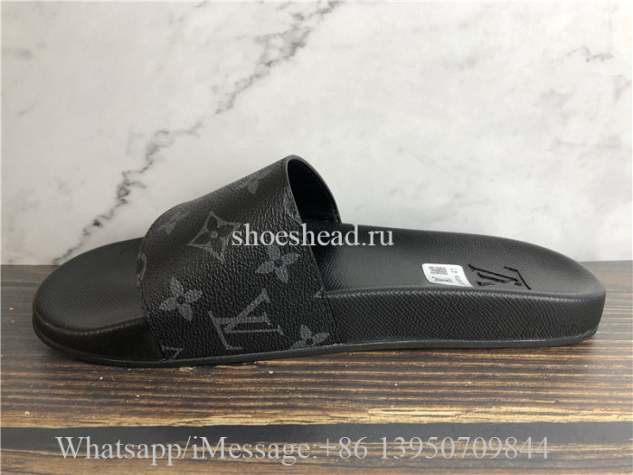 Louis Vuitton Waterfront Mule Monogram Eclipse Slide