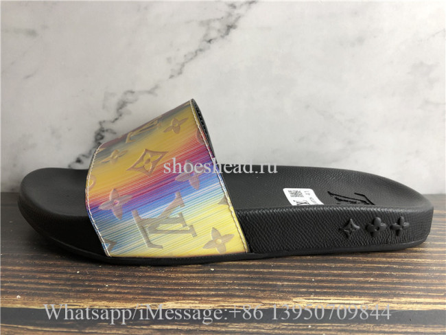 Louis Vuitton Waterfront Mule Prism Slides