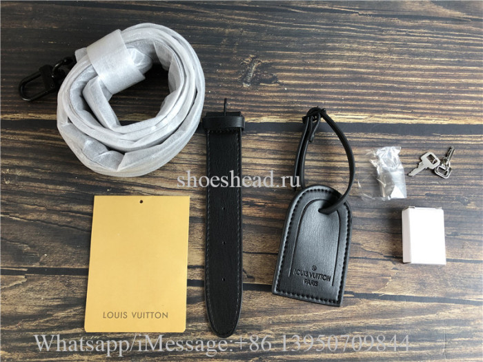 Louis Vuitton Monogram Keepall 45 Bandoulière Empreinte Line Duffle Bag