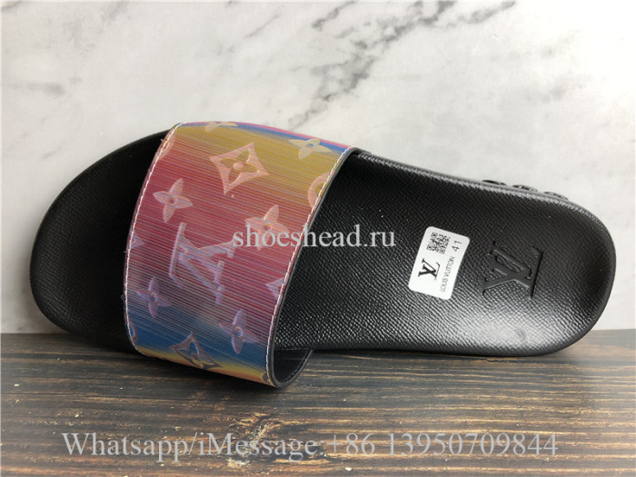 Louis Vuitton Waterfront Mule Prism Slides