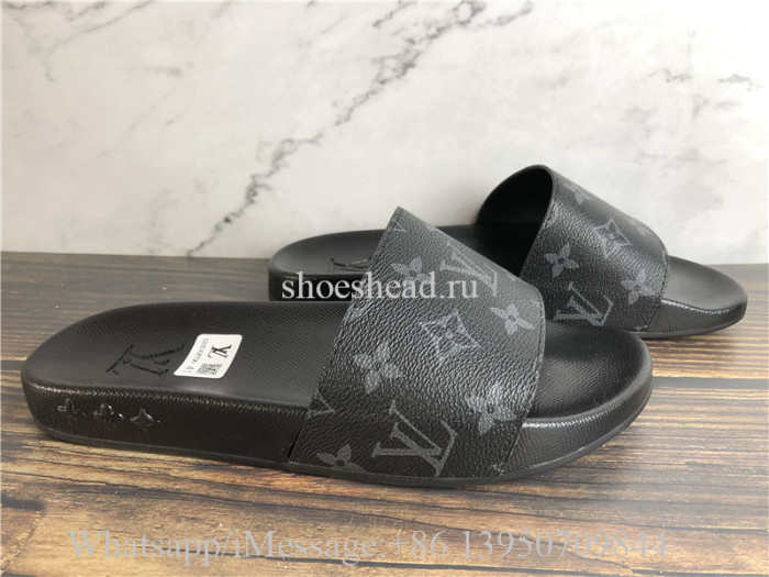 Louis Vuitton Waterfront Mule Monogram Eclipse Slide