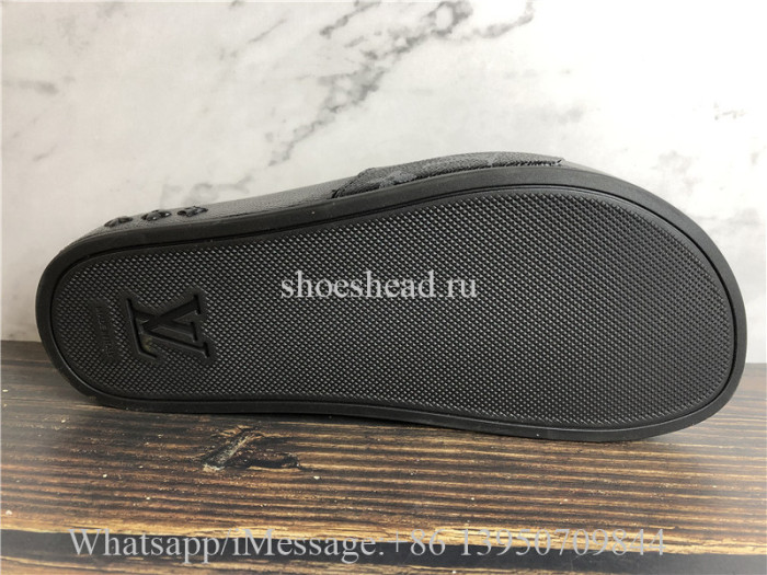 Louis Vuitton Waterfront Mule Monogram Eclipse Slide