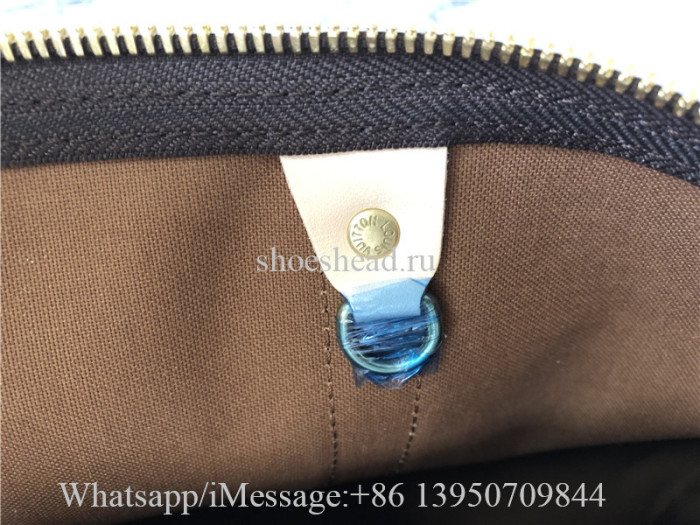 Original Louis Vuitton Monogram Macassar Keepall Bandouliere 45cm M41418