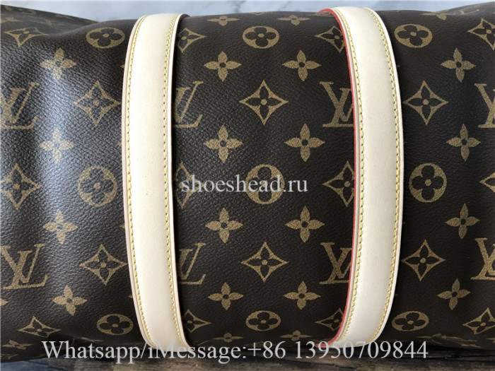 Original Louis Vuitton Monogram Macassar Keepall Bandouliere 45cm M41418
