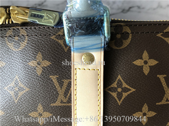 Original Louis Vuitton Monogram Macassar Keepall Bandouliere 45cm M41418