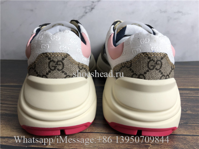 Super Quality Gucci GG Rhyton Vintage Ebony Sneaker