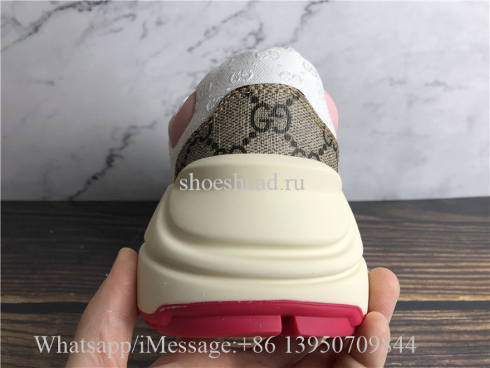 Super Quality Gucci GG Rhyton Vintage Ebony Sneaker