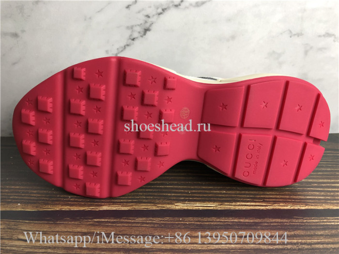 Super Quality Gucci GG Rhyton Vintage Ebony Sneaker