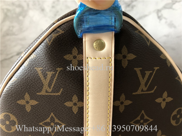 Original Louis Vuitton Monogram Macassar Keepall Bandouliere 45cm M41418