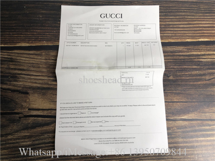 Super Quality Gucci GG Rhyton Vintage Brown Ebony Sneaker