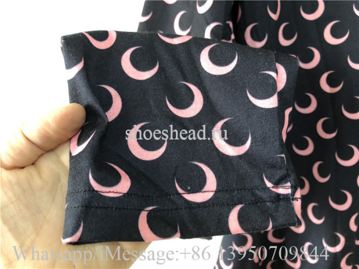 Marine Serre Bodysuit Set Black Pink