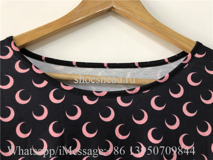 Marine Serre Bodysuit Set Black Pink