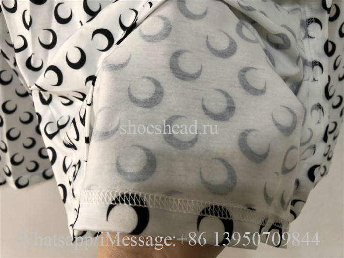 Marine Serre Bodysuit Set White Black