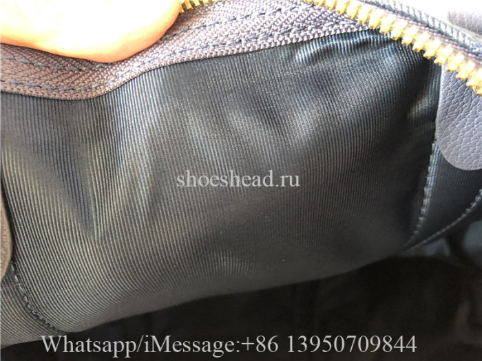 Original Louis Vuitton Keepall Bandouliere Monogram Denim 50 Navy Blue Duffle Bag