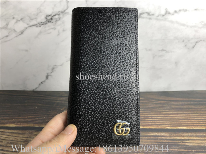 Original Gucci GG Marmont Leather Long ID Wallet